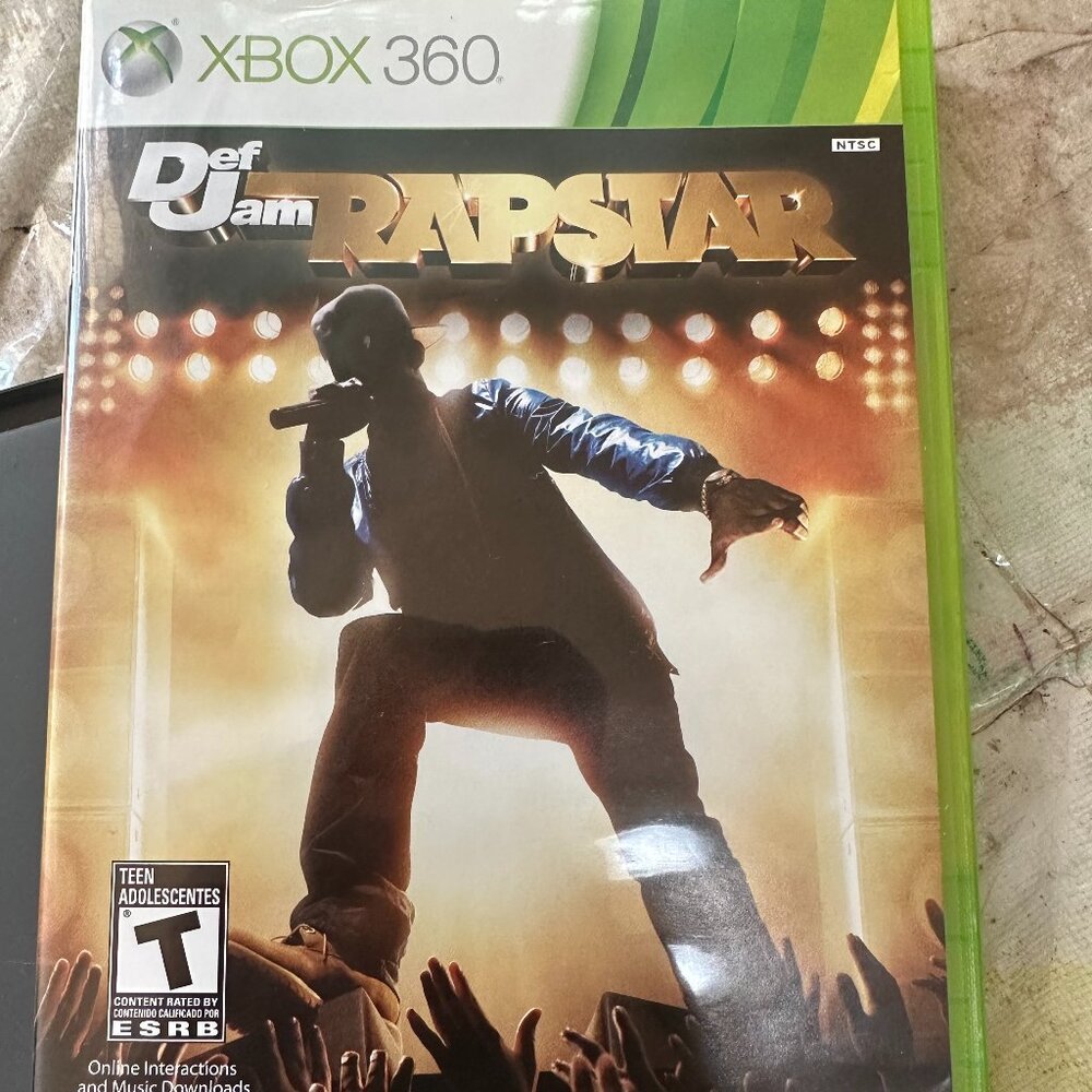 Def Jam Rapstar Xbox 360 2010 CIB Tested Hip-Hop Karaoke Experience